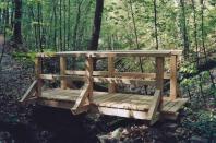 Brücke für Wanderer